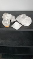 XXL Bergkristall Set 2.1 kg! Kugel, Pyramide,Stufe, Teelicht