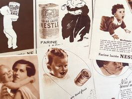 Nestlé Baby - 9 alte Werbungen / Anciennes réclames 1926/38