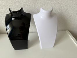 Schmuckständer Set 2 Stück schwarz weiss gebraucht