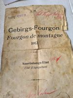 Fourgon de montagne 