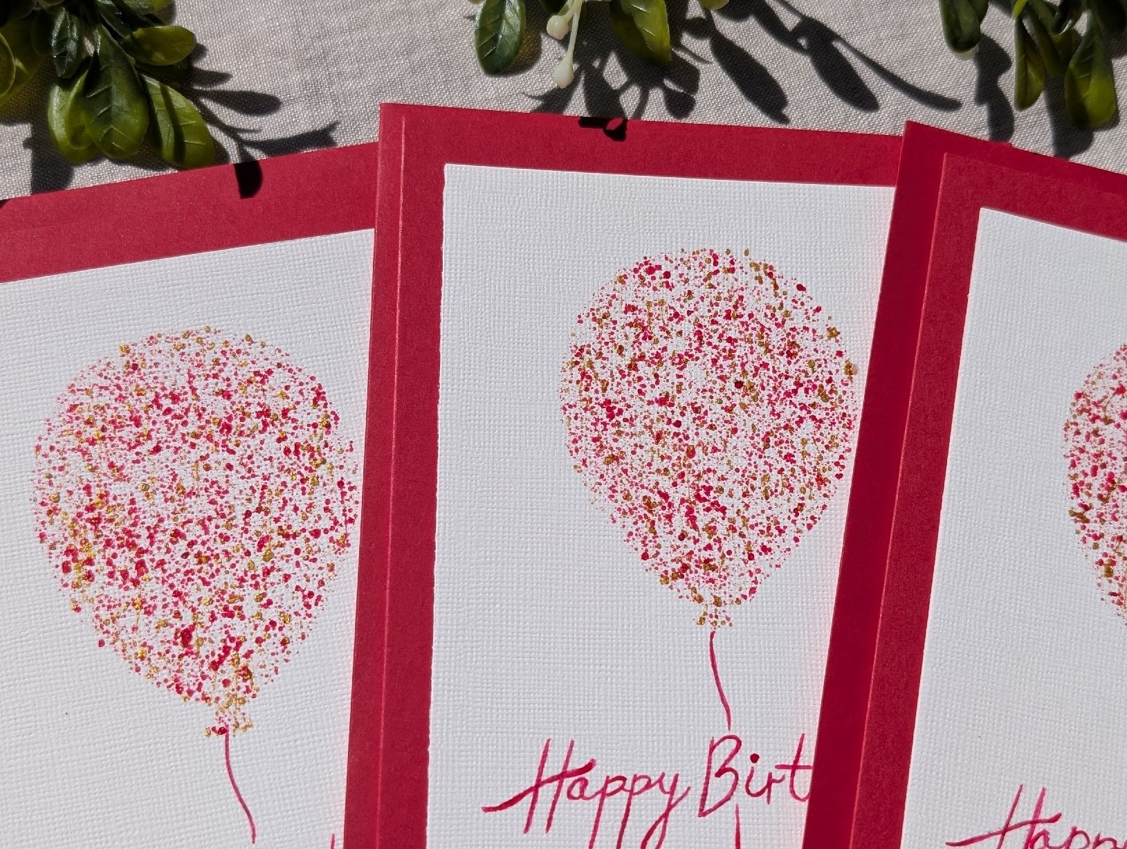 Cartoline: Hand Painted Birthday Cards – Nuovo e nell'imballaggio originale da Winterthur venduto da LaVieColor 4