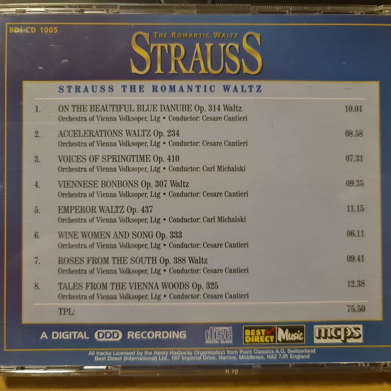 CD: Strauss – Usato da Dintikon venduto da Vexi 1