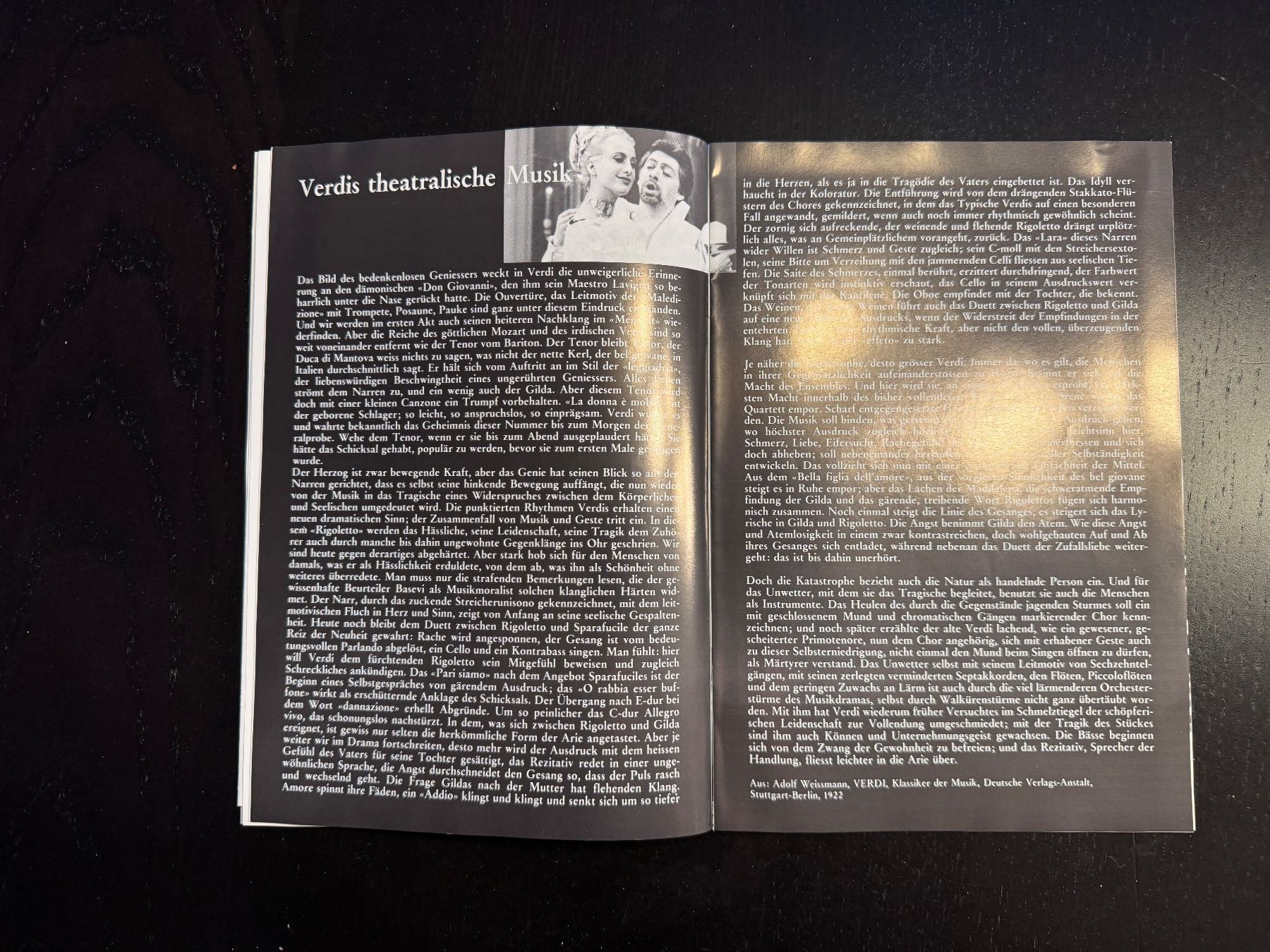 Documenti: Rigoletto Opernhaus Zürich Programmheft 1992 – Usato da Erstfeld venduto da Uhu1980 5