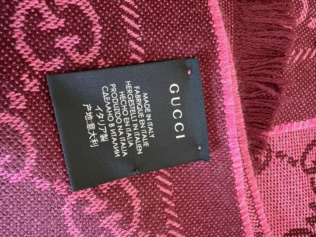 Gucci Foulards & écharpes: Gucci GG Wool Scarf  – Neuf (Voir description) à Allaman par Bertie555 4