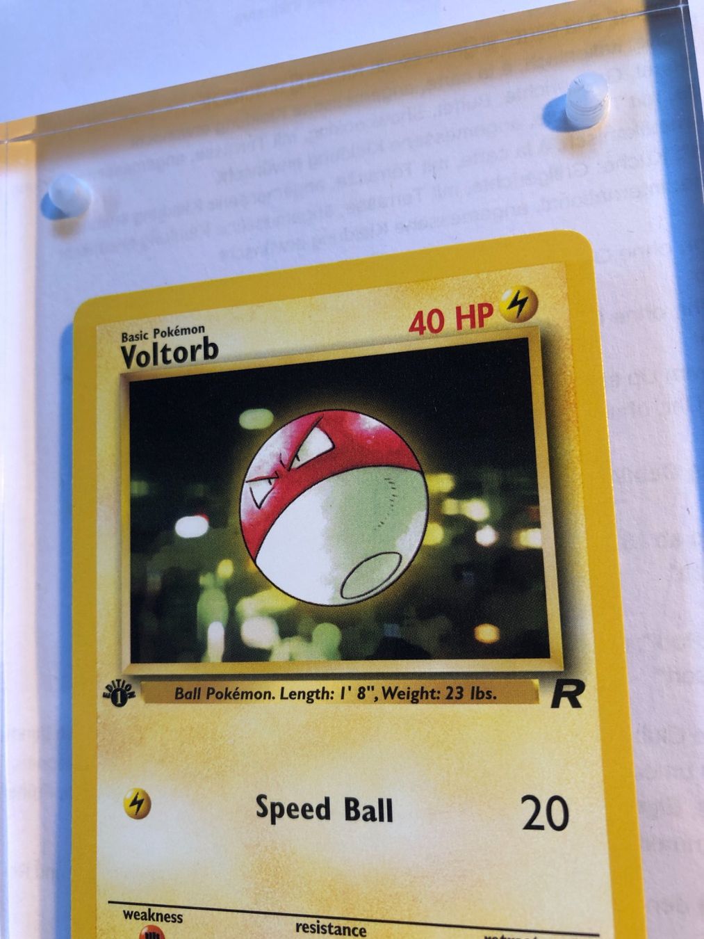 Cartes à collectionner: Voltorb 1st Team Rocket - MINT - ab 1.- – D'occasion à Giubiasco par dan_pr8b 3