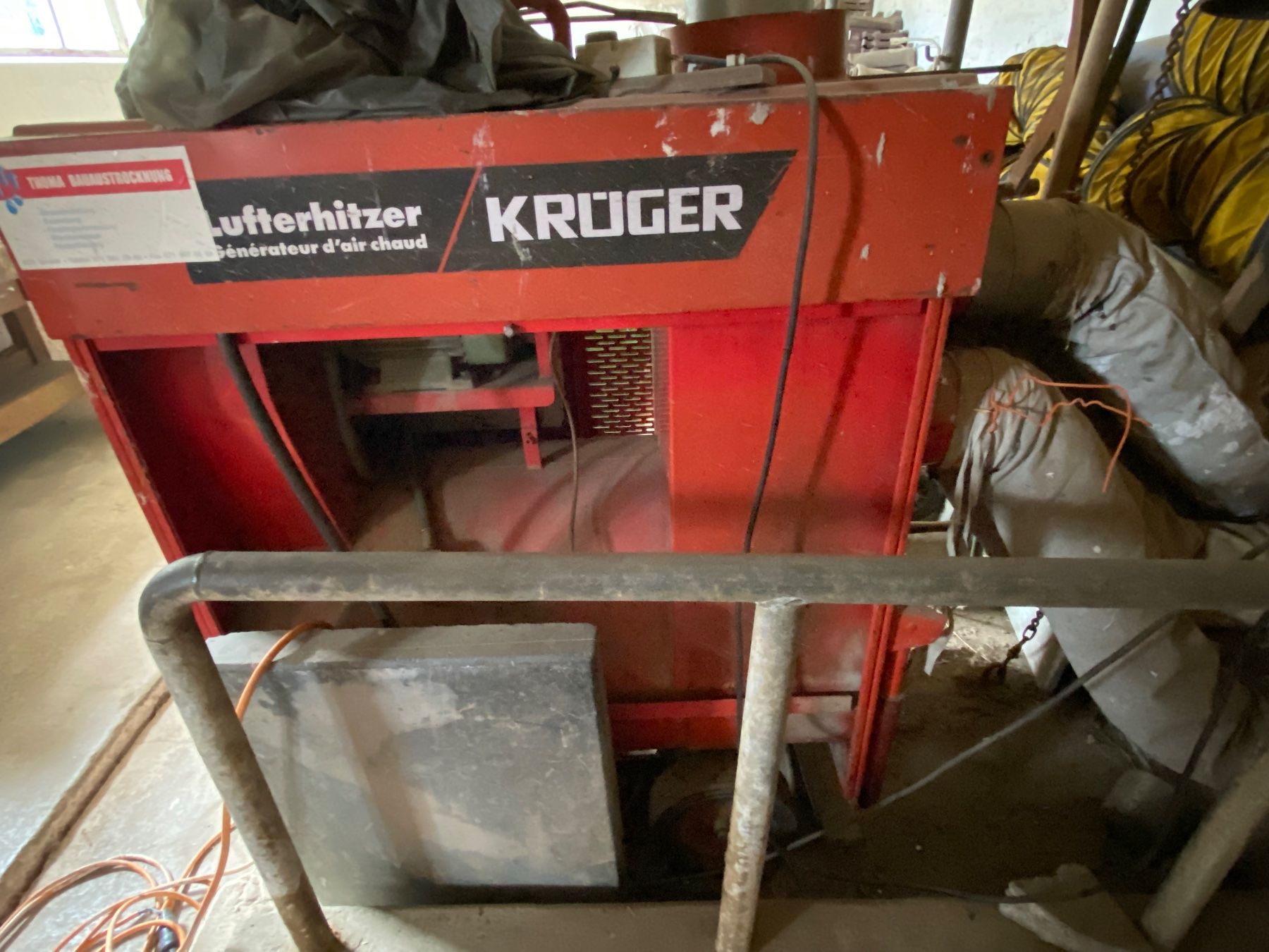 Krüger Heizgeräte: Krüger Lufterhitzer mit Schläuchen – Gebraucht aus Eschlikon TG von ArtRec 3