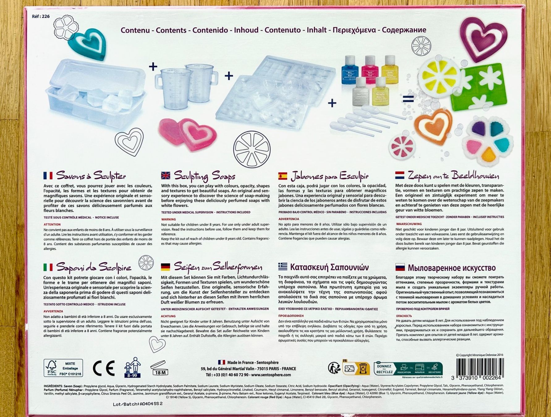Bastelsets: Coffret Sentosphère Neuf - Savons à sculpter 8+ – Gebraucht aus Chêne-Bougeries von anam44 2