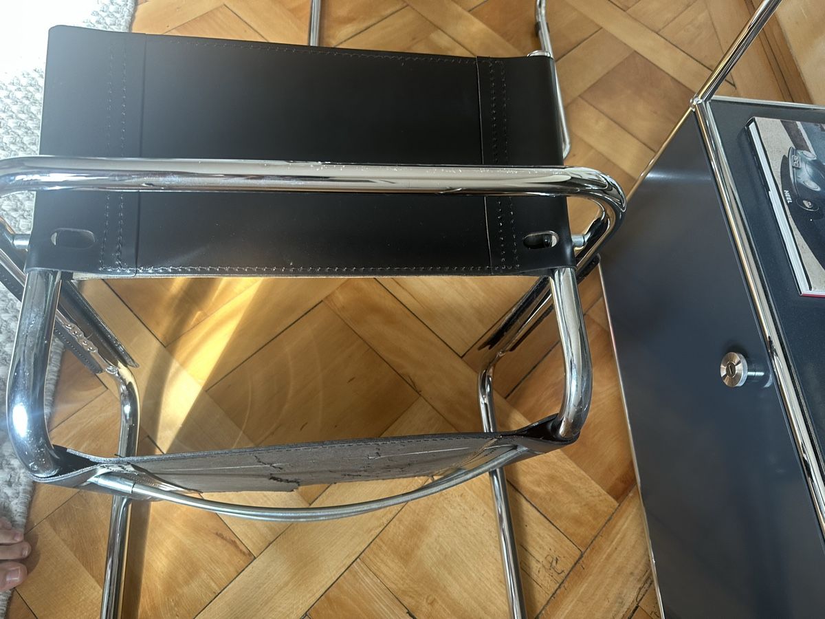 Stühle: 2x Freischwingerstühle Leder – Gebraucht aus Männedorf von willywonka14 6