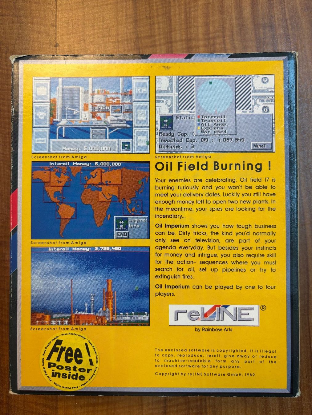 Giochi: Amiga Spiel: Oil Imperium – Usato da Niederhasli venduto da Manuf0 1