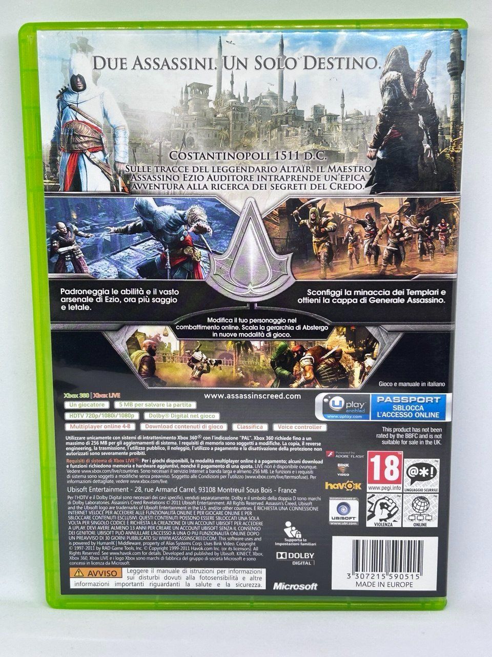 Microsoft Giochi: Assassin's Creed Revelations per Xbox 360 – Usato da Giubiasco venduto da LorisVale 1
