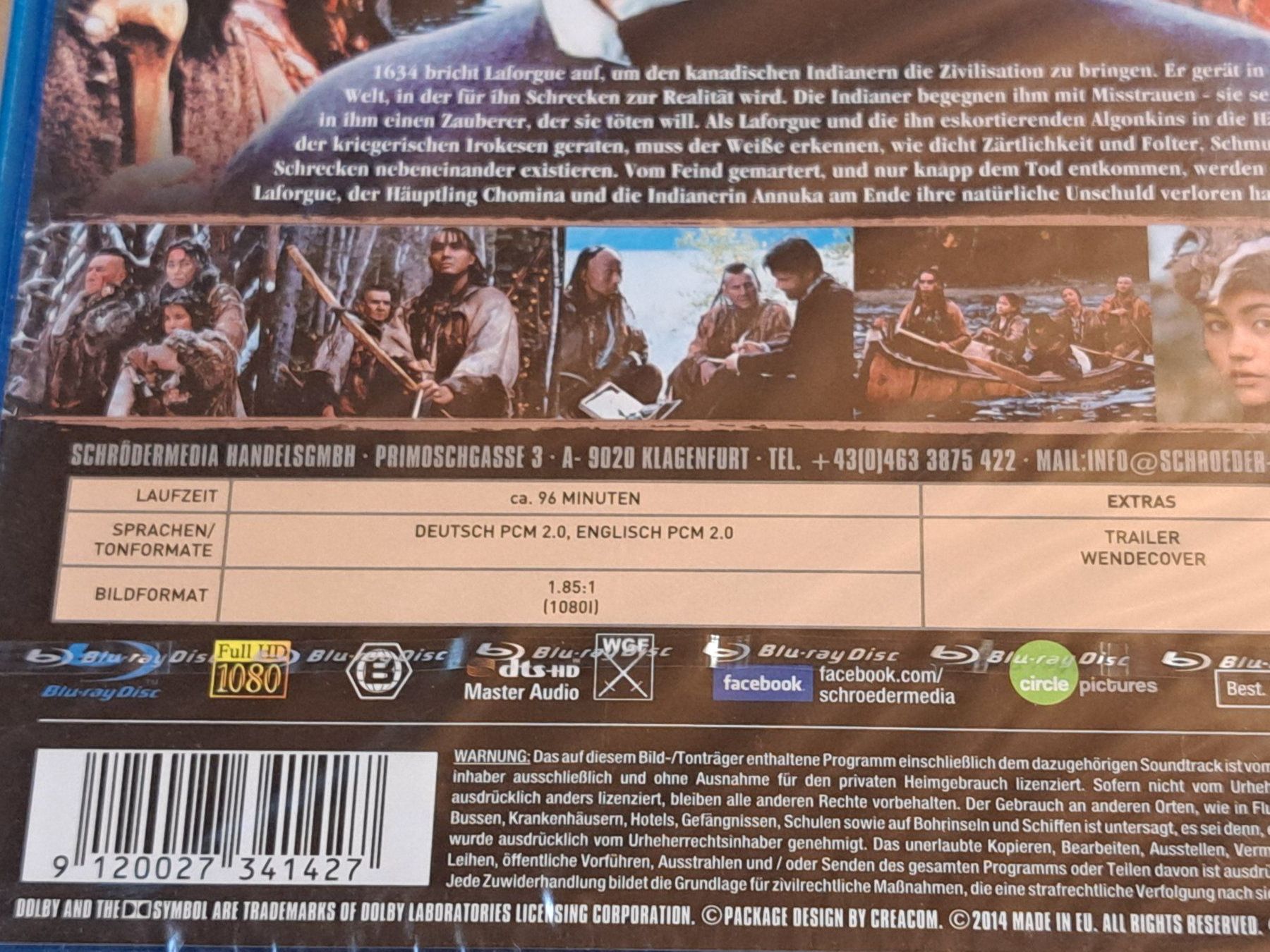 Alle DVDs: Blu-Ray BLACK ROBE, am Fluss der Irokesen – Neu und originalverpackt aus Unterseen von Kanica 3