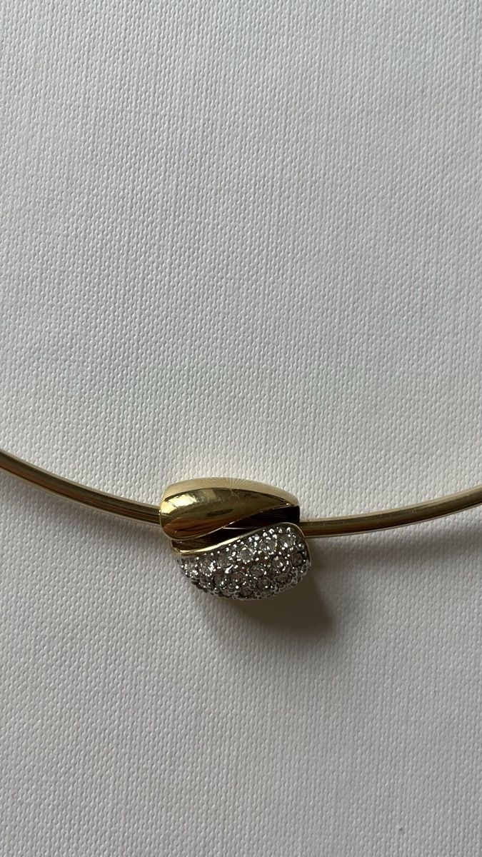 Pierre Lang Colliers: Collier Pierre Lang rigido oro giallo con diamanti e pendent – D'occasion à Lugano par yul_fhg2 3