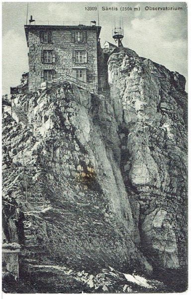 Cartes postales: Säntis Observatorium – D'occasion à Flims - Dorf par Stagediver