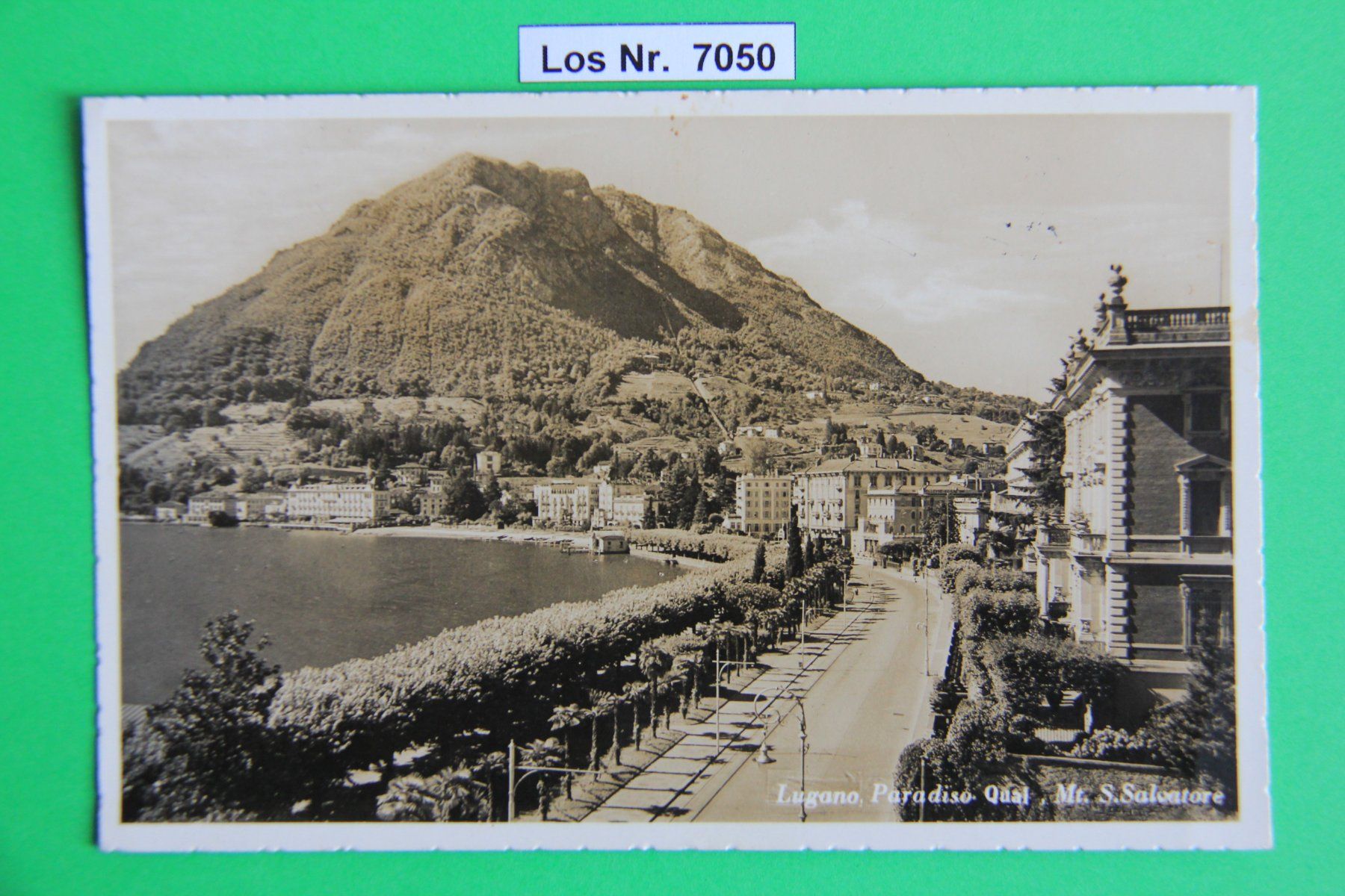Cartoline postali: CH Ansichtskarte Lugano 40iger Jahre                Los 7050 – Usato da Volken venduto da jukon65