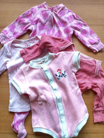 Baby Kleider für Mädchen 4 Stück. Von 0 bis ca. 1 jährig