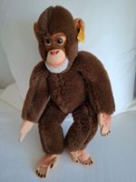 Original Steiff Plüschtier Affe (Knopf im Ohr)