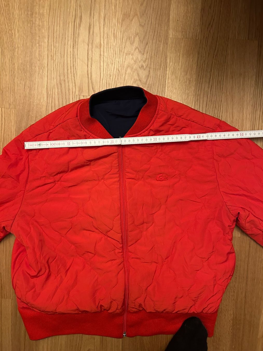 Lacoste Giacche: Lacoste Bomberjacke Rot/Dunkelblau Grösse M – Usato da Luzern venduto da ThrowbackVintage 6