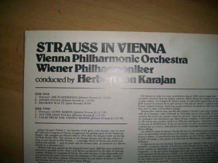 Schallplatten: LP STRAUSS IN VIENNA  ab 4.--Fr – Gebraucht aus Killwangen von Freds7 2