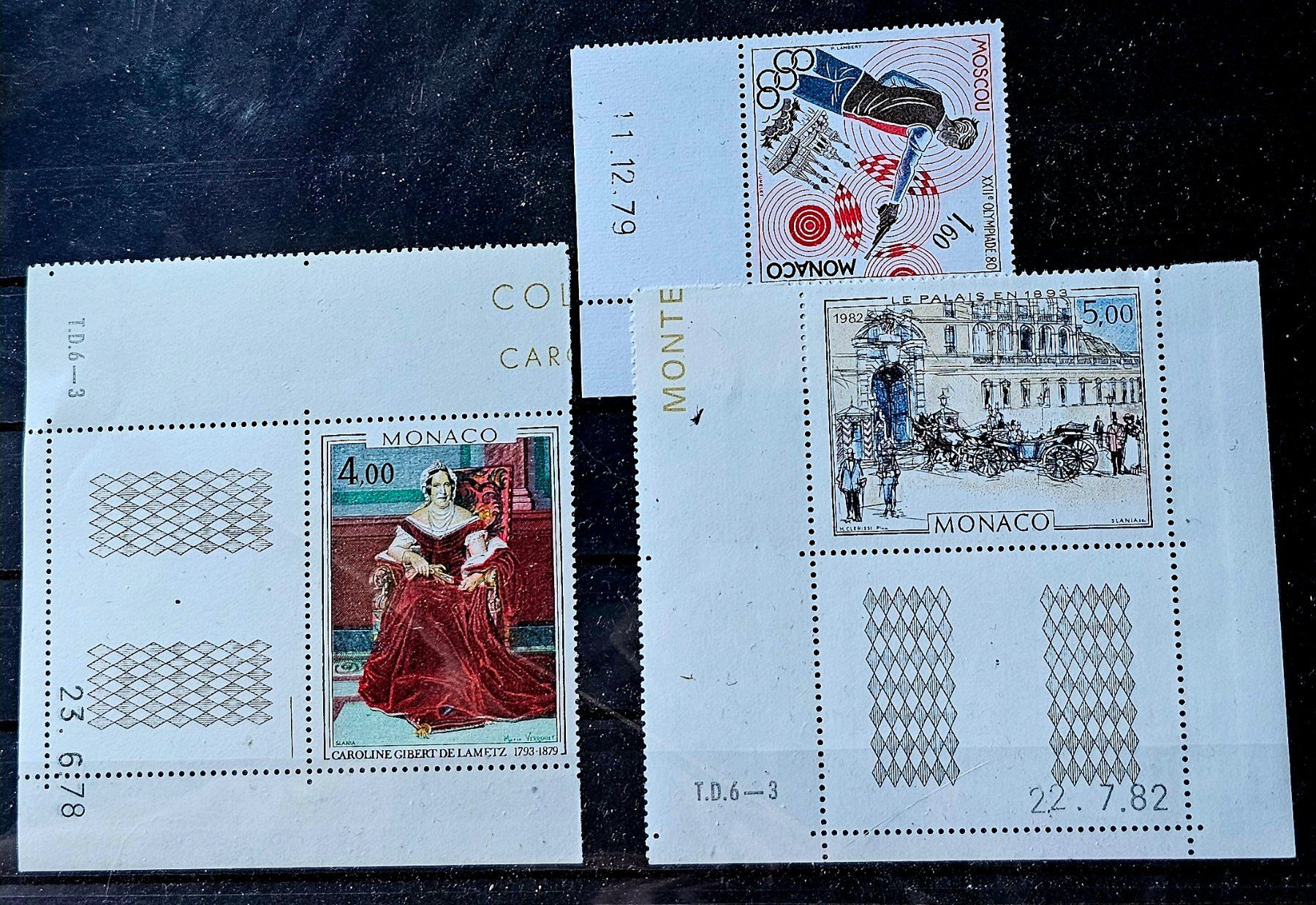 Tutti i francobolli: MONACO coins datés ** 1978-82 – Nuovo (secondo la descrizione) da Les Valettes venduto da Nuba1