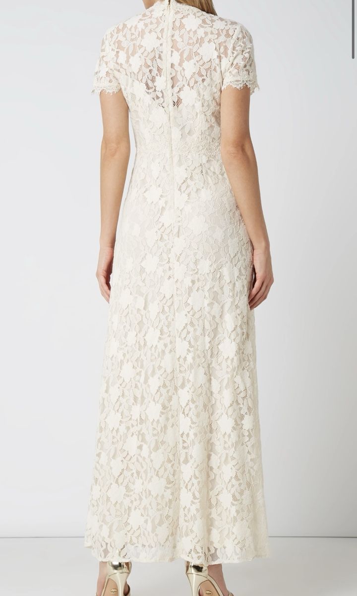 Vila Vestiti: Spitzenkleid | Gr. 36 | beige | lang – Nuovo (secondo la descrizione) da Spreitenbach venduto da Sujrkwxl 2