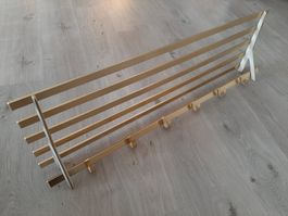 50er 60er Garderobe Hutablage Modern Mid Century Hakenleiste