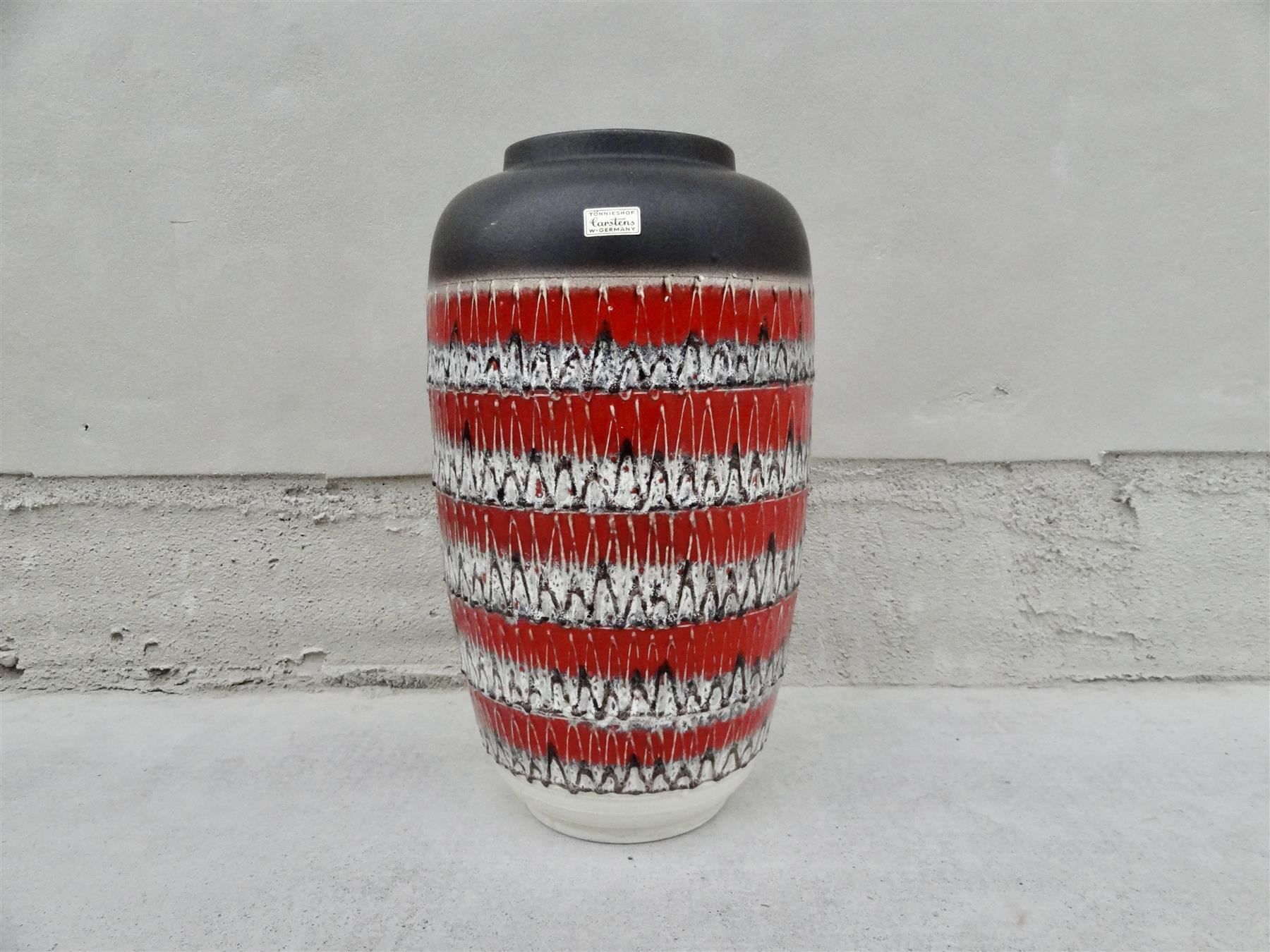 Vasi & Recipienti: Vintage Bodenvase W-Germany Fat Lava Vase – Nuovo e nell'imballaggio originale da Kerzers venduto da zimmergruen 5