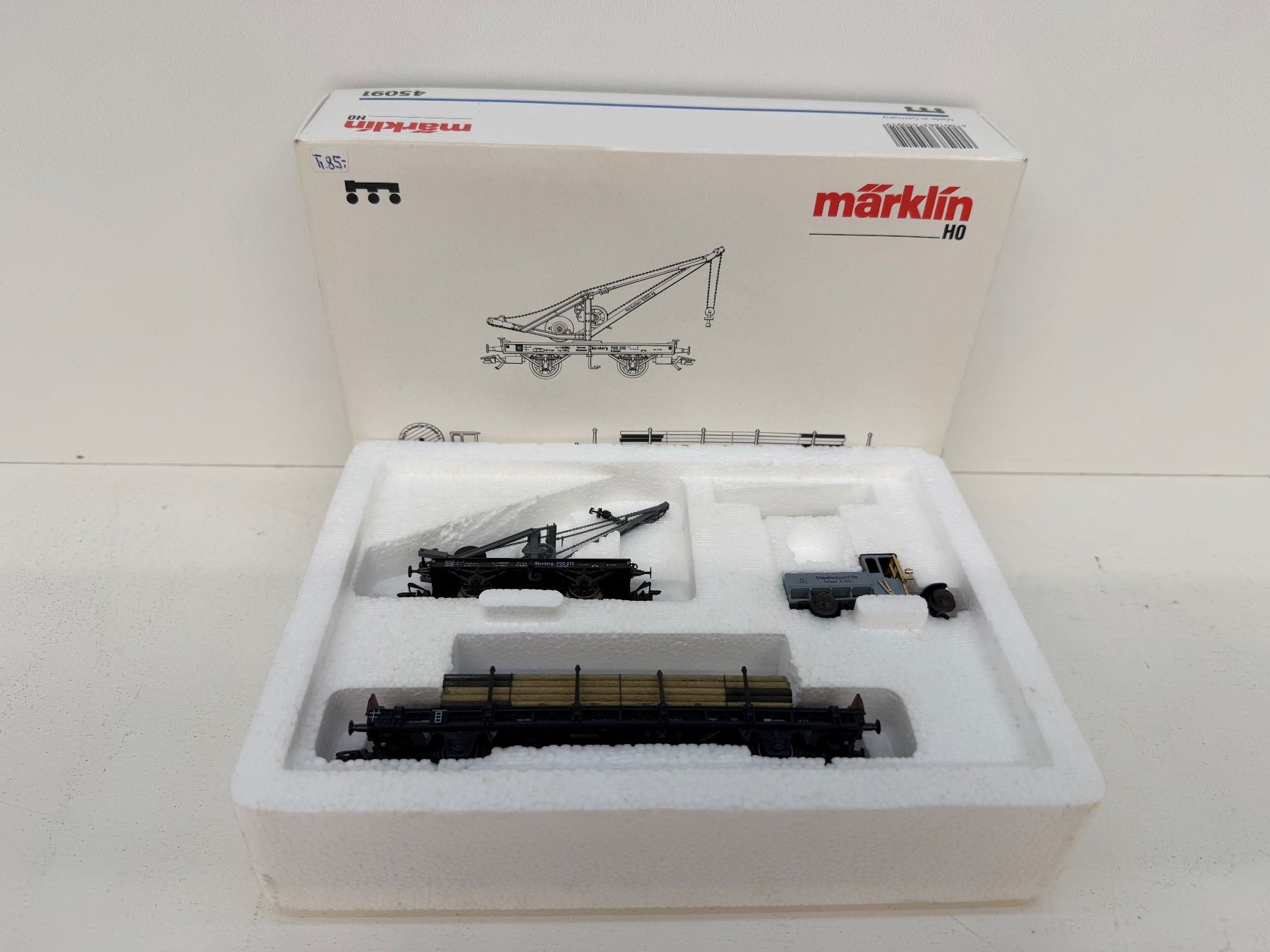 Märklin Trains électriques: Märklin 45091 Wagen-Set "Telegrafie" – D'occasion à Büsserach par ModellbahnDepot 1