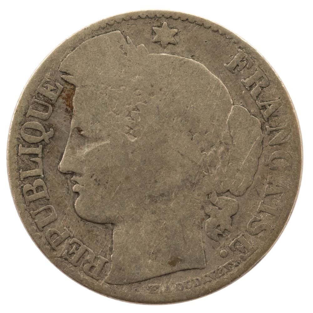 Tutti le monete: Frankreich 1881 50 Centimes Silber – Nuovo e nell'imballaggio originale da Rotkreuz venduto da num_6343 1