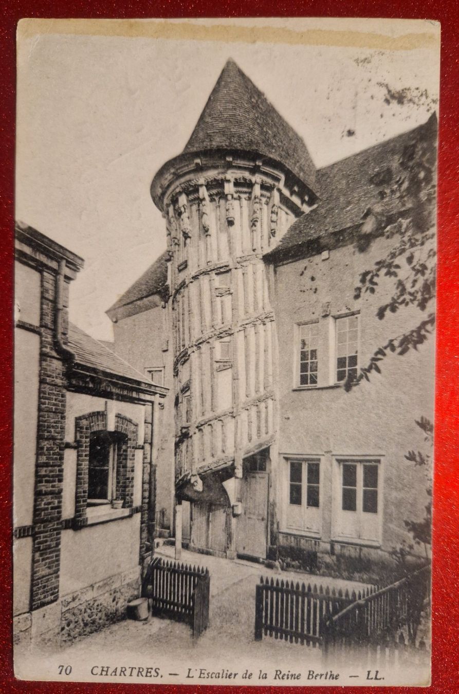 Cartoline postali: CHARTRES, France 1922 – Usato da Melchnau venduto da Arthurius