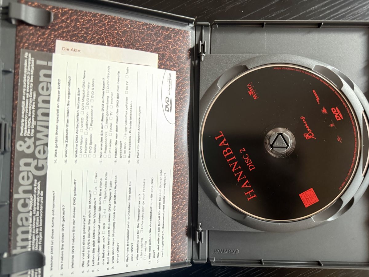Tutti i DVDs: Hannibal Deluxe Widescreen Edition 2 Disc Set – Nuovo (secondo la descrizione) da Lausen venduto da EisAmStiel94 2