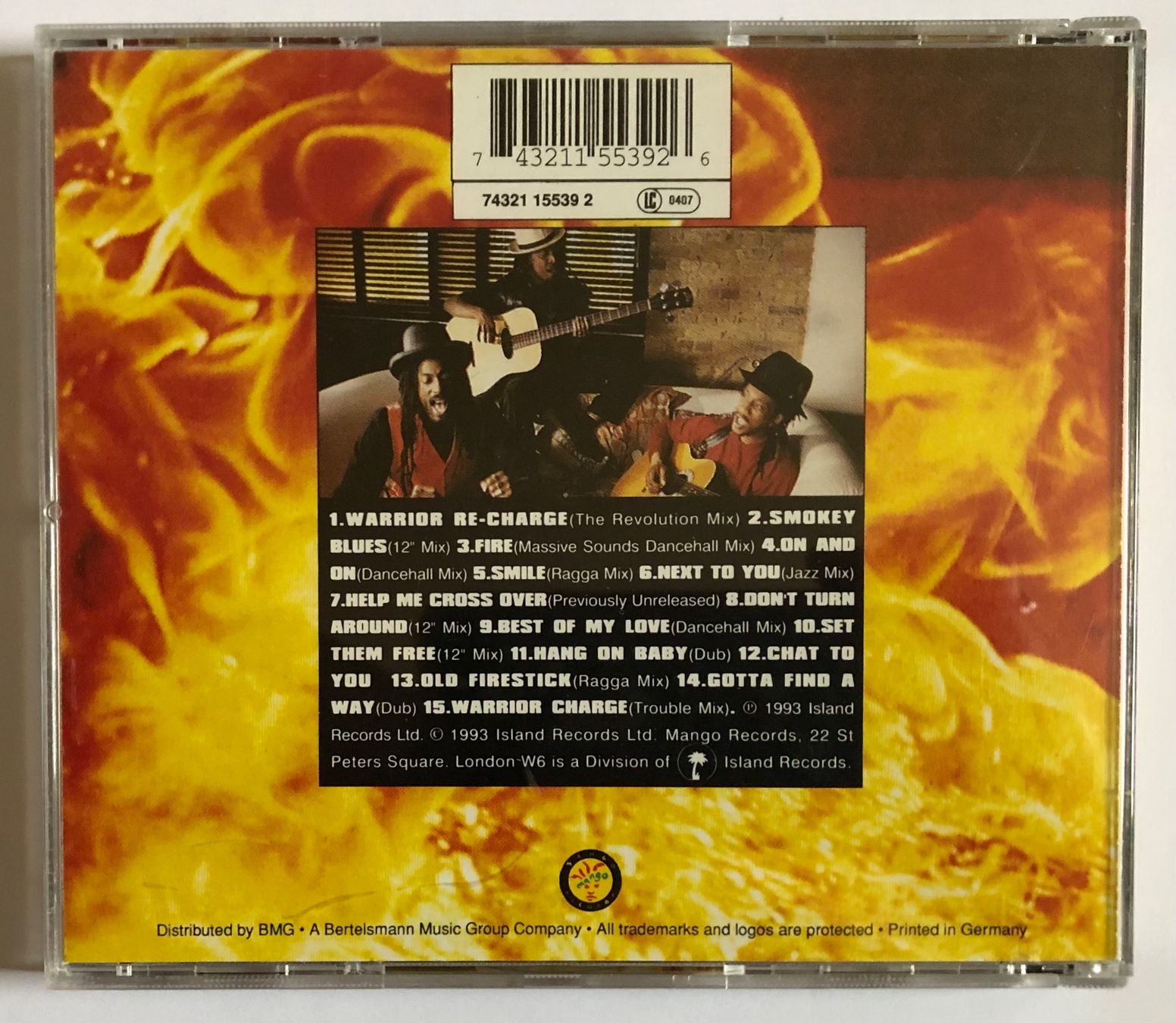 CDs: ASWAD - FIRESTICKS – Gebraucht aus Poliez-Pittet von Newtown-Records 1