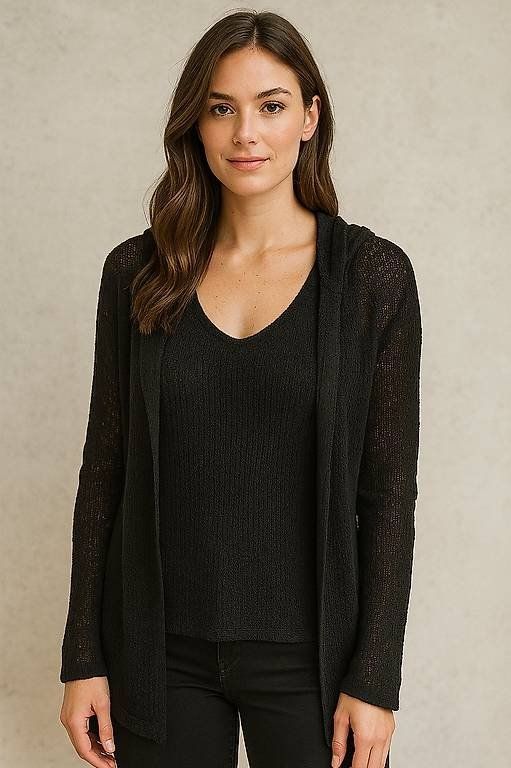 Jacken: LONG SLEEVE FISHNET - Strickjacke - black – Gebraucht aus Zürich von ale_xxz7