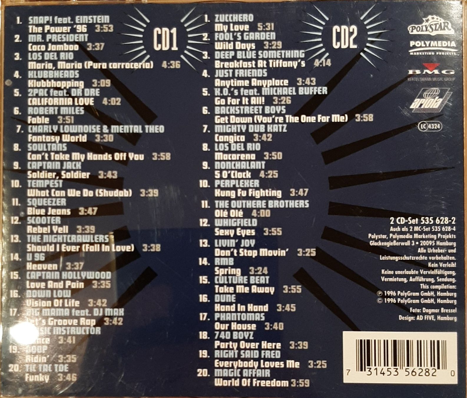 CDs: Just The Best Vol. 8, 2CD Hit Compilation Sampler 1996 – Gebraucht aus Schönenberg TG von breiti12 1
