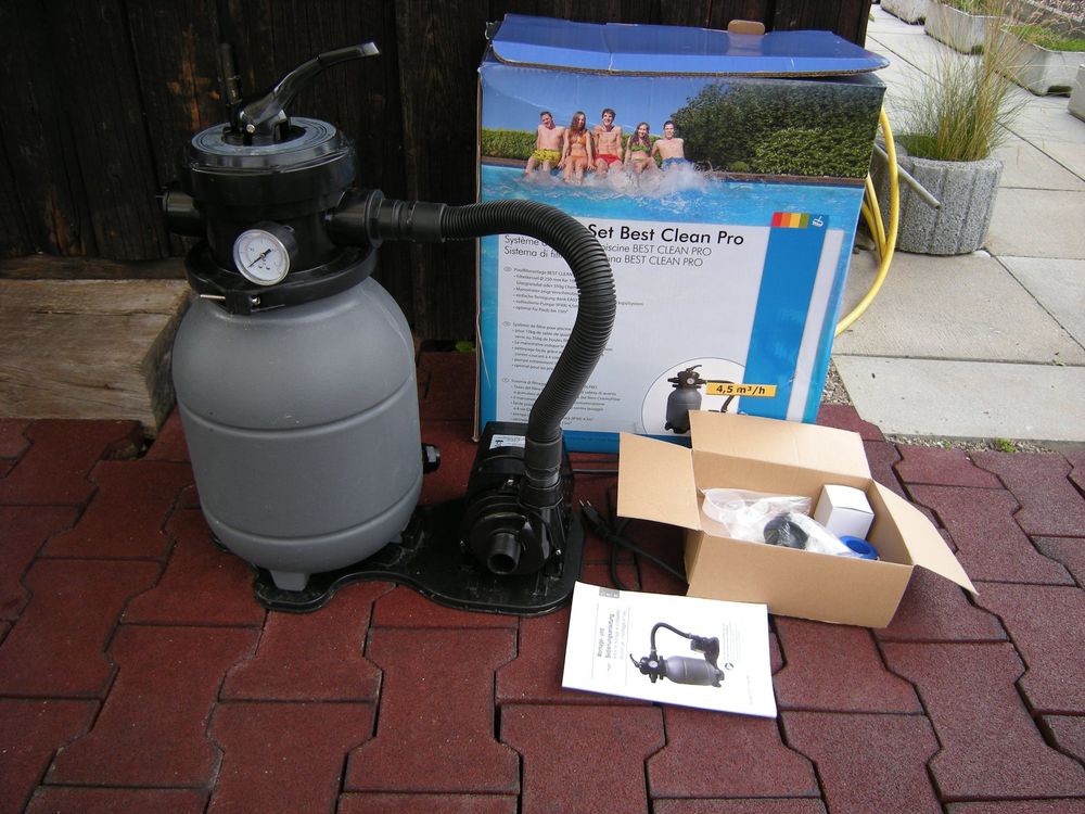 SF PoolfilterSet Best Clean Pro mit 4Weg Ventil Kaufen auf Ricardo