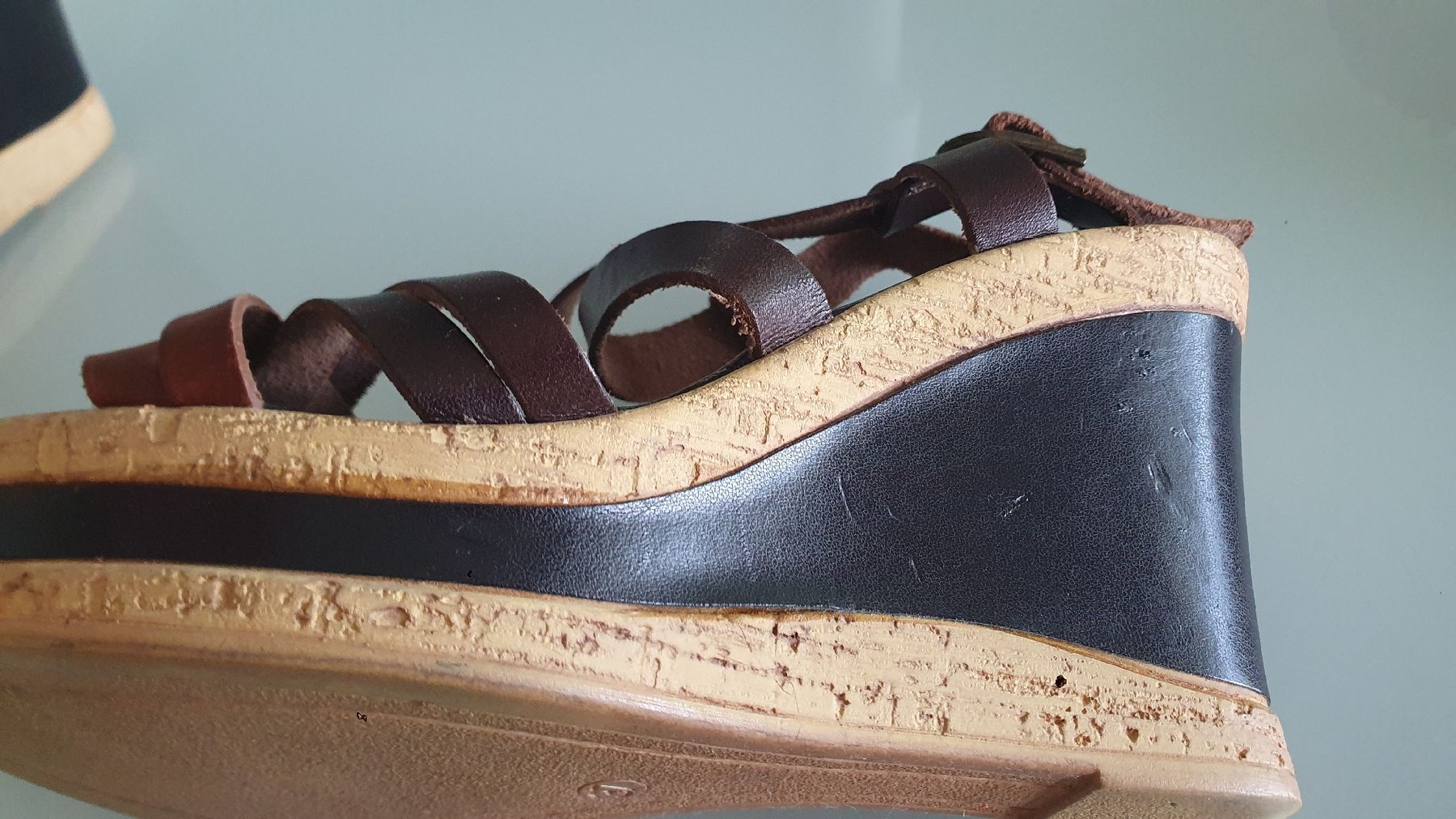 Graceland Chaussures femmes: Leder Sandalen braun – D'occasion à Zürich par editB 1