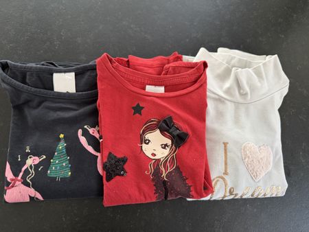3er Set Langarmshirts Grösse 110