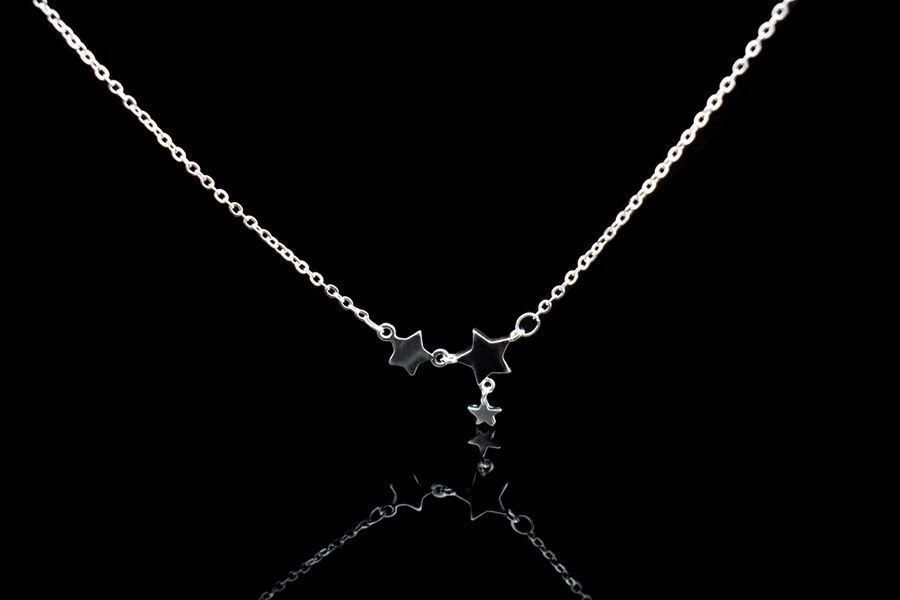 Bracciali & Braccialetti: silber fusskette mit sternen – Nuovo e nell'imballaggio originale da St. Gallen venduto da yatoot26 3