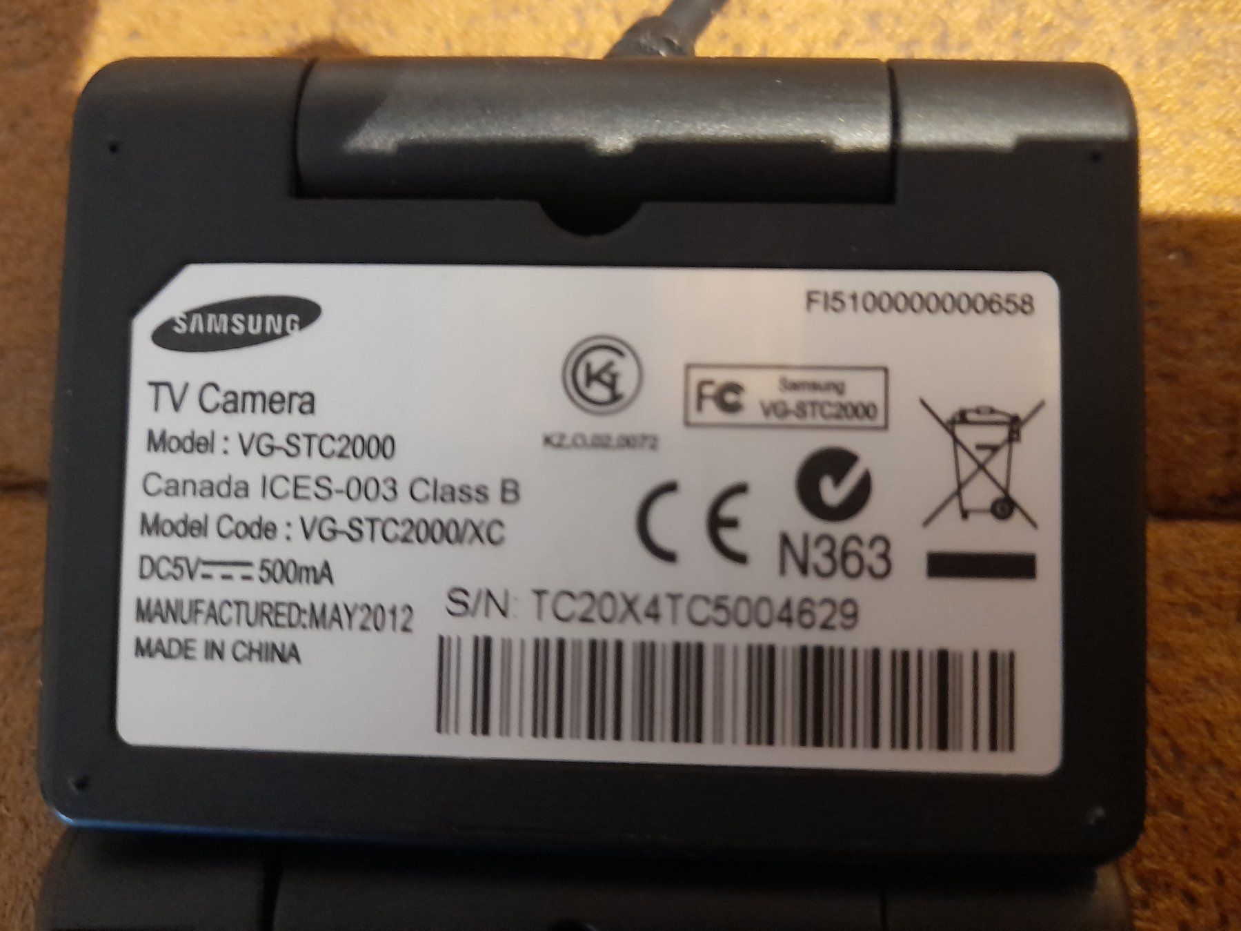 Samsung Webcam: TV Cam VG-STC2000 – Usato da Herisau venduto da komodo0 1