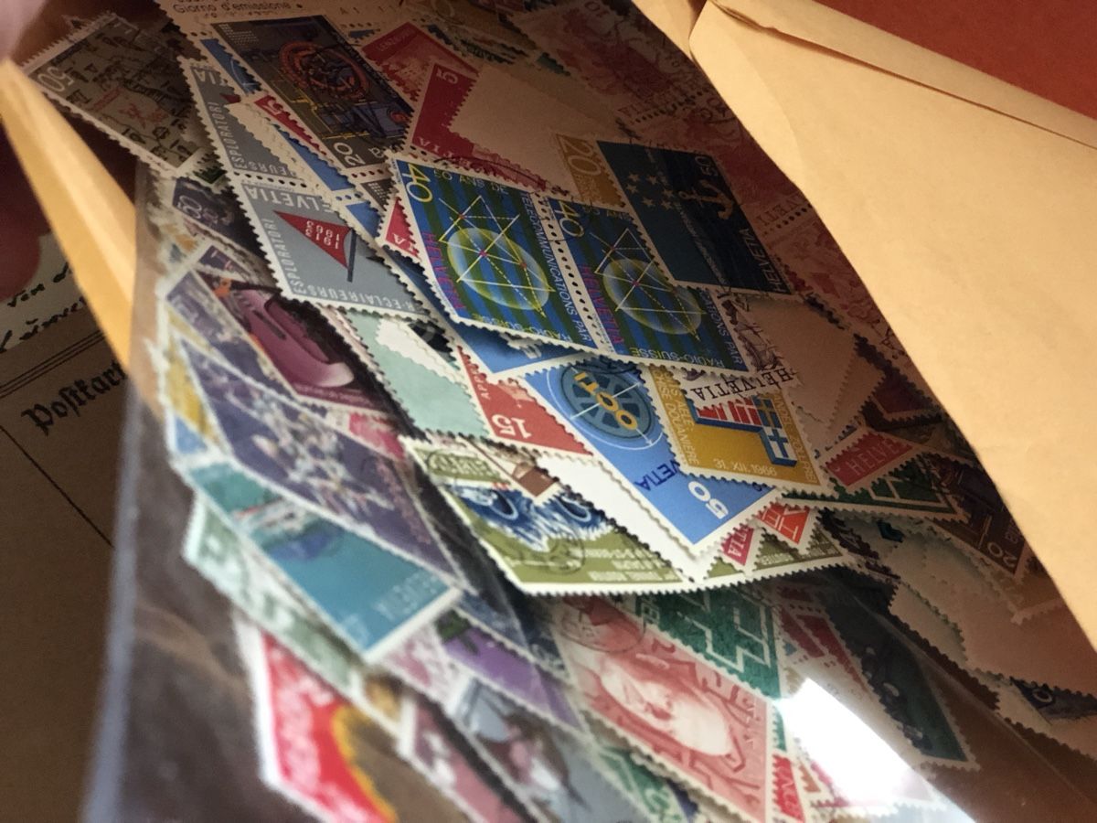 Alle Briefmarken: Wunderschachtel 2 mit BRIEFMARKEN – Gebraucht aus Lufingen von Rac0 8
