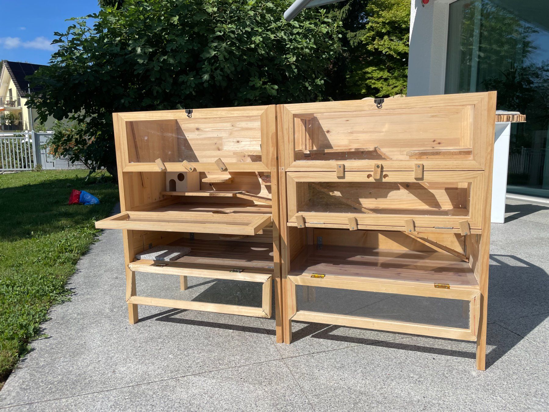 Käfige, Transport & Sicherheit: Hamsterkäfig Holz 120cm lang – Gebraucht aus Meierskappel von Hit123 1