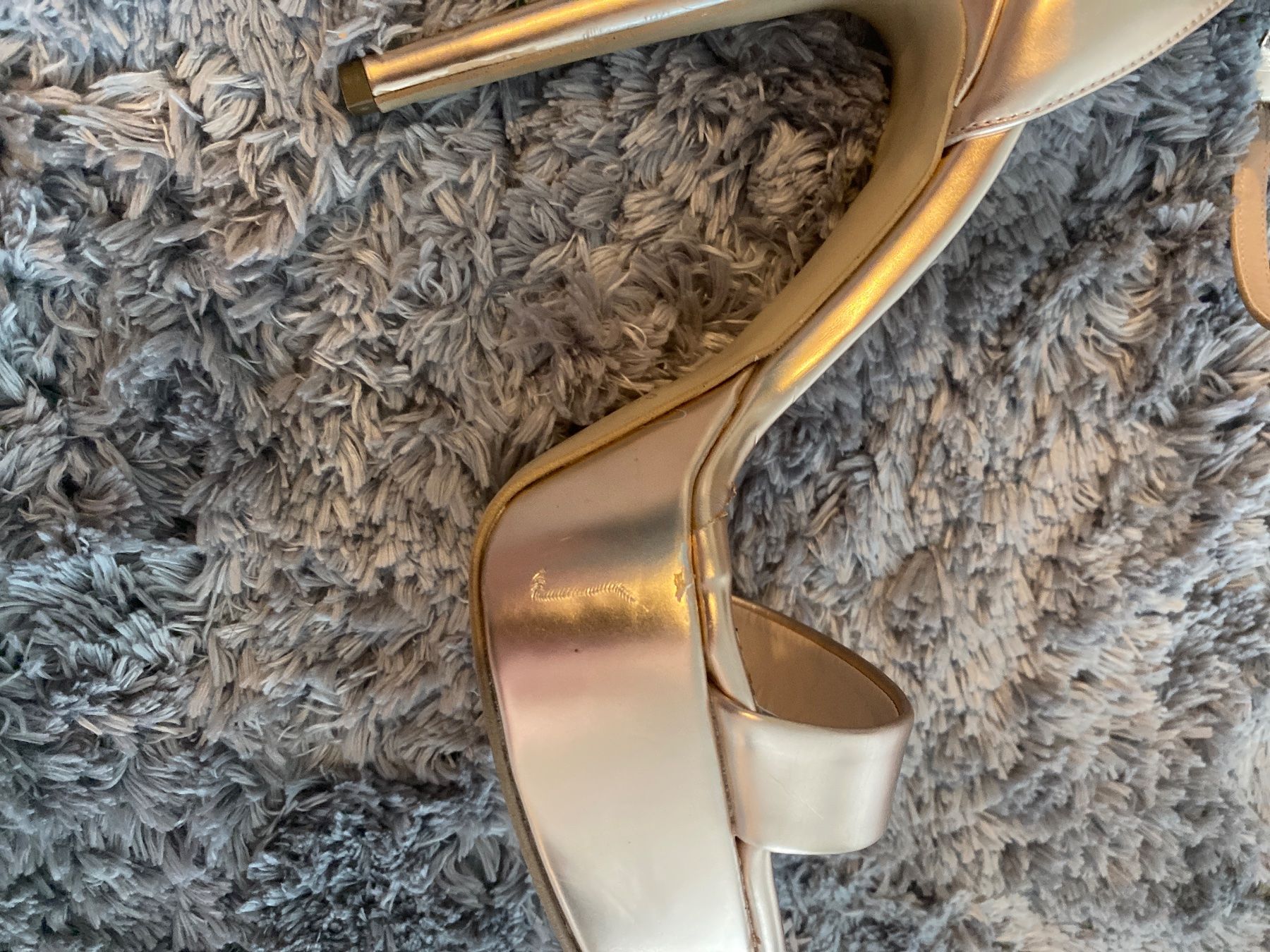 Scarpe da donna: Sandali con tacco oro rossa – Nuovo e nell'imballaggio originale da Zürich venduto da lcl_r88r 4
