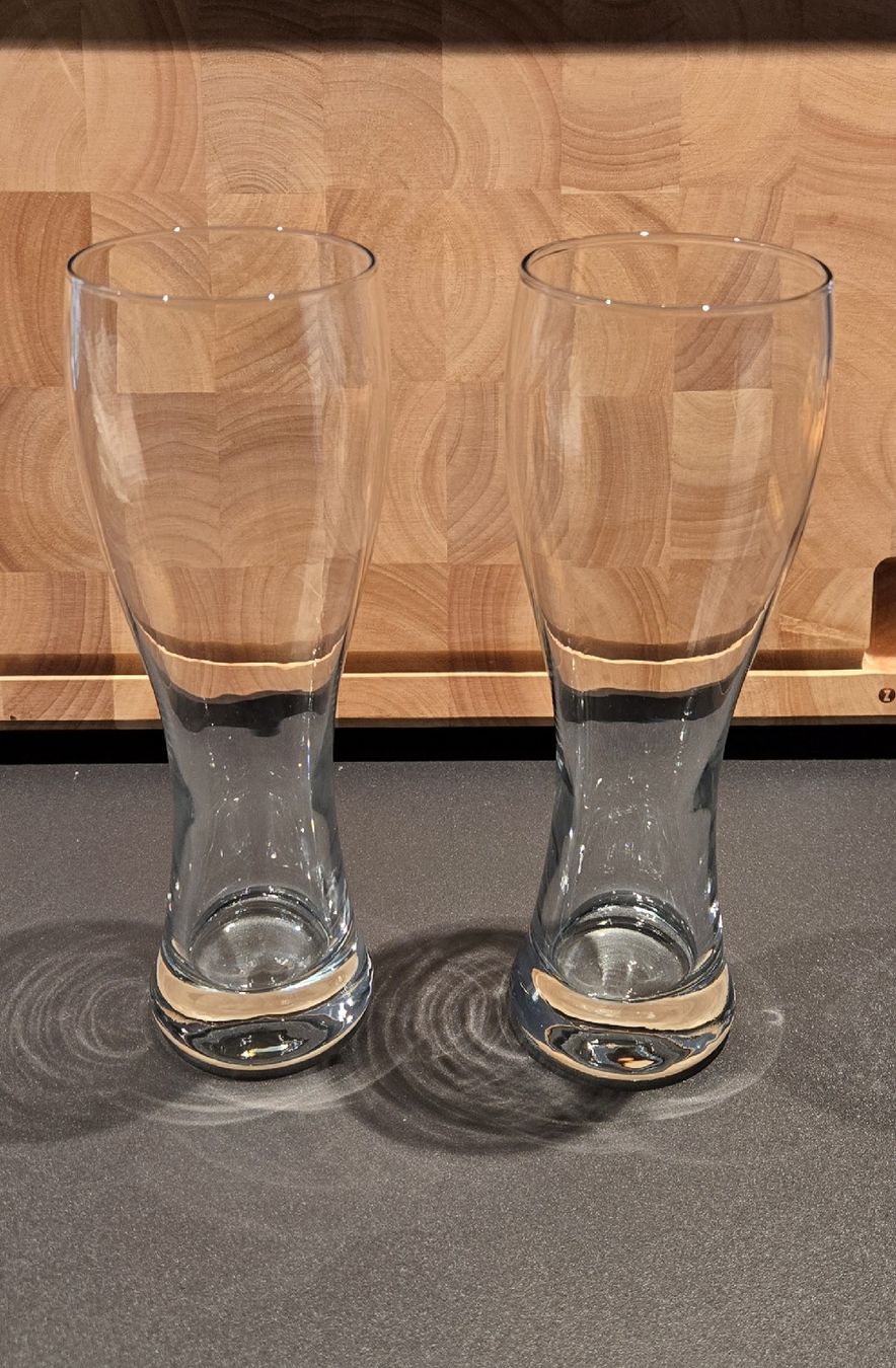 Bicchieri: 2er Set elegante und massive Biergläser, neuwertig! – Usato da Lachen SZ venduto da LinDiscount 1