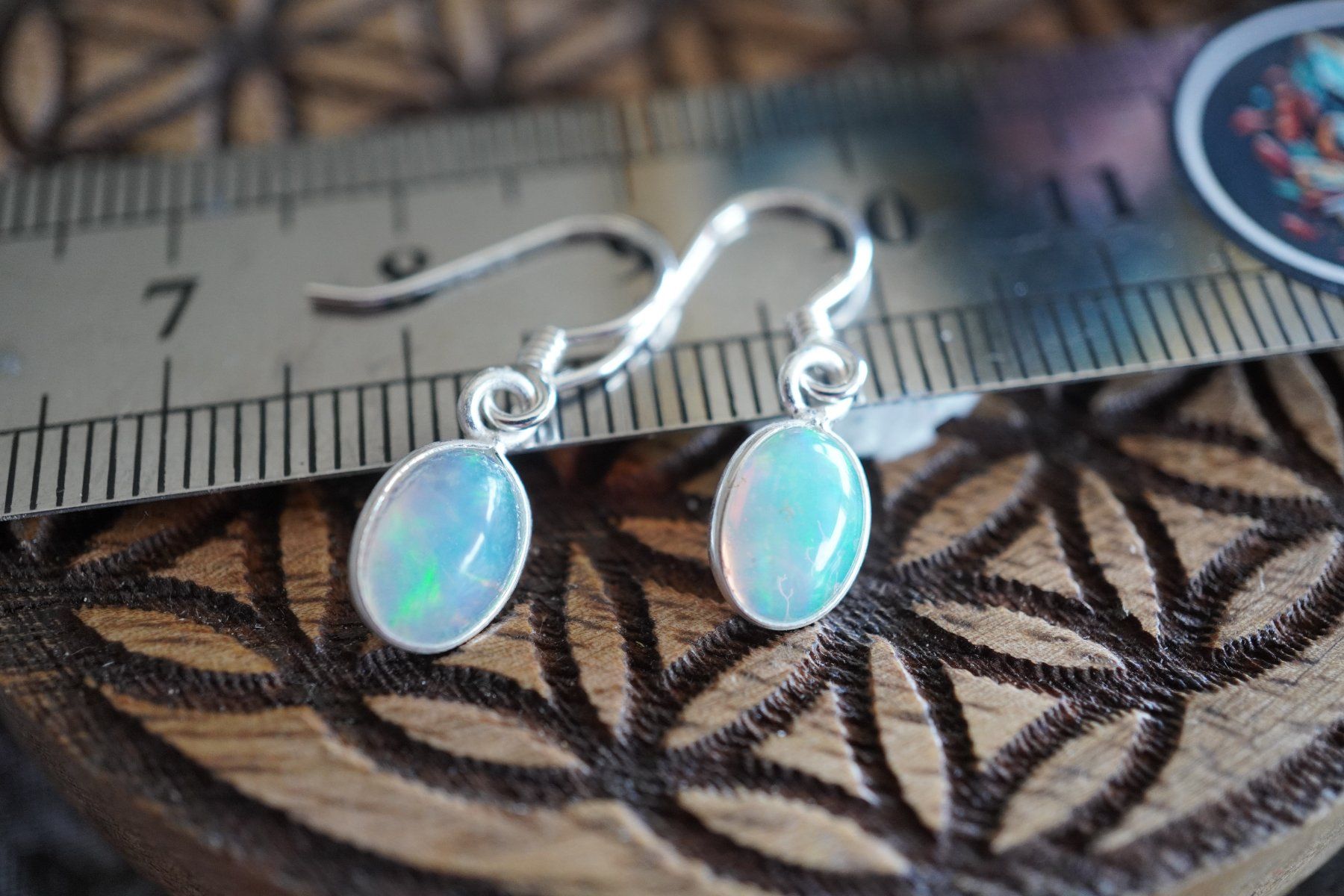 Orecchini pendenti & Orecchini a lobo: Ohr  Hänger Aus Opal mit Silber Edel – Nuovo e nell'imballaggio originale da Eschenbach SG venduto da topstone 5