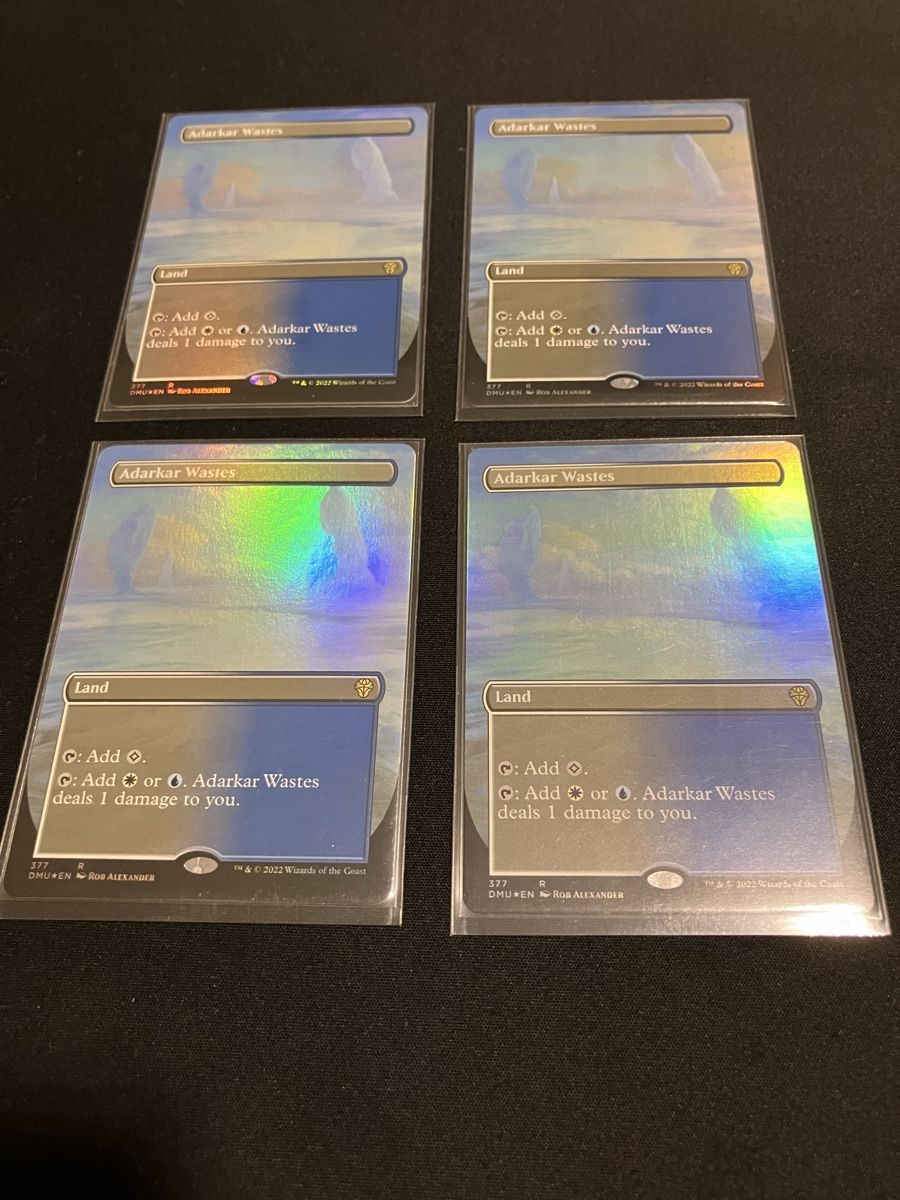 Giochi: Adarkar Wastes 4x Foil – Usato da luzern venduto da rammdave