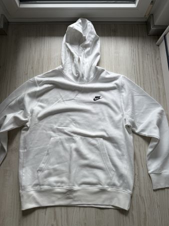Nike white hoodie, size L, like NEW