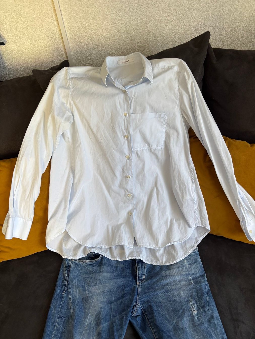 Camicette: SOLUZIONE Bluse neuwertig – Nuovo (secondo la descrizione) da Merishausen venduto da yourdream 3