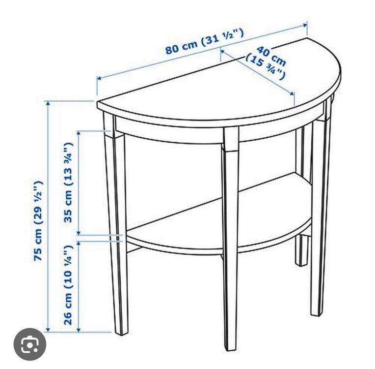 ikea askeltorp halbrunder tisch konsole flurtisch Kaufen auf Ricardo