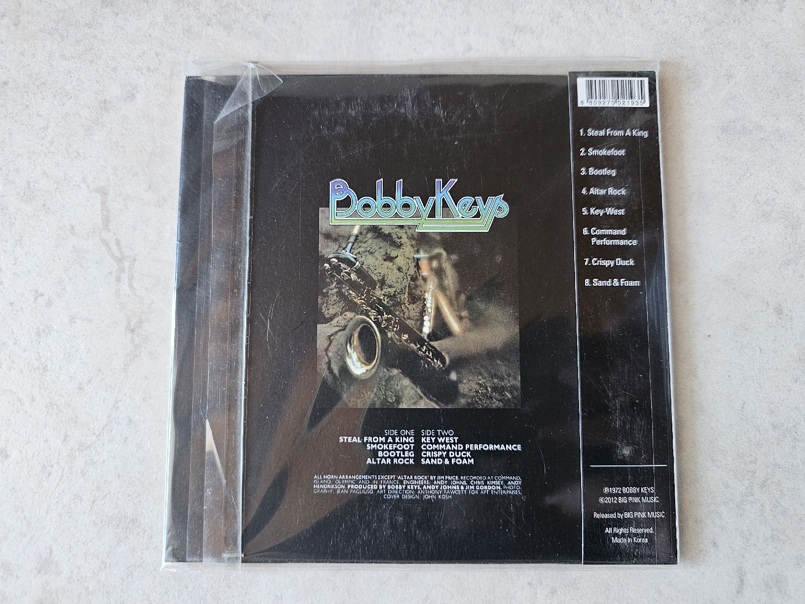 CDs: Bobby Keys  -  Bobby Keys  /  Fabrikneu – Neu und originalverpackt aus Schneisingen von backstore24 1