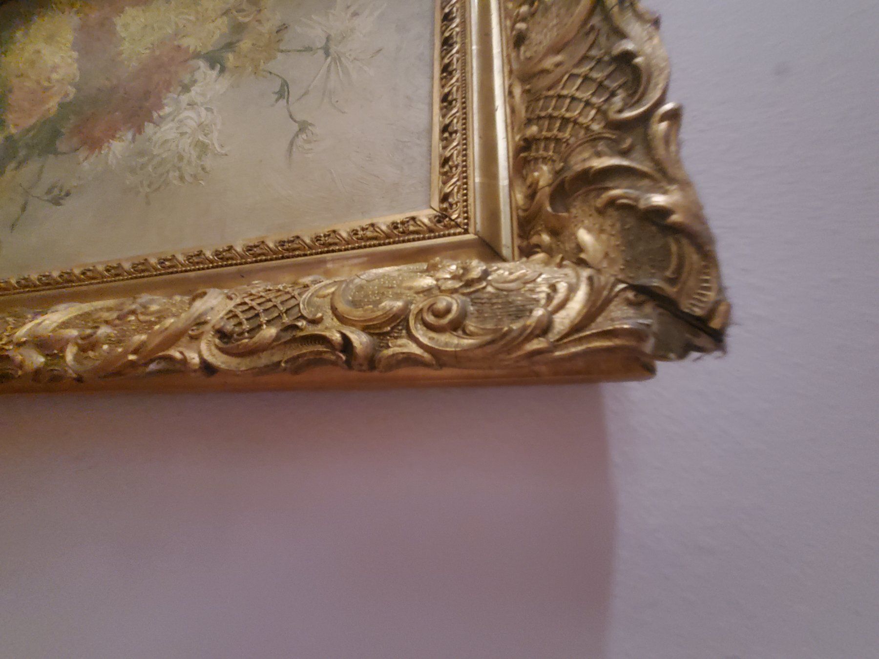 Gemälde: Blumen Gemälde Bouquet Ottilie Rittmeier 1899 Basel – Gebraucht aus Balsthal von redcarpet 2