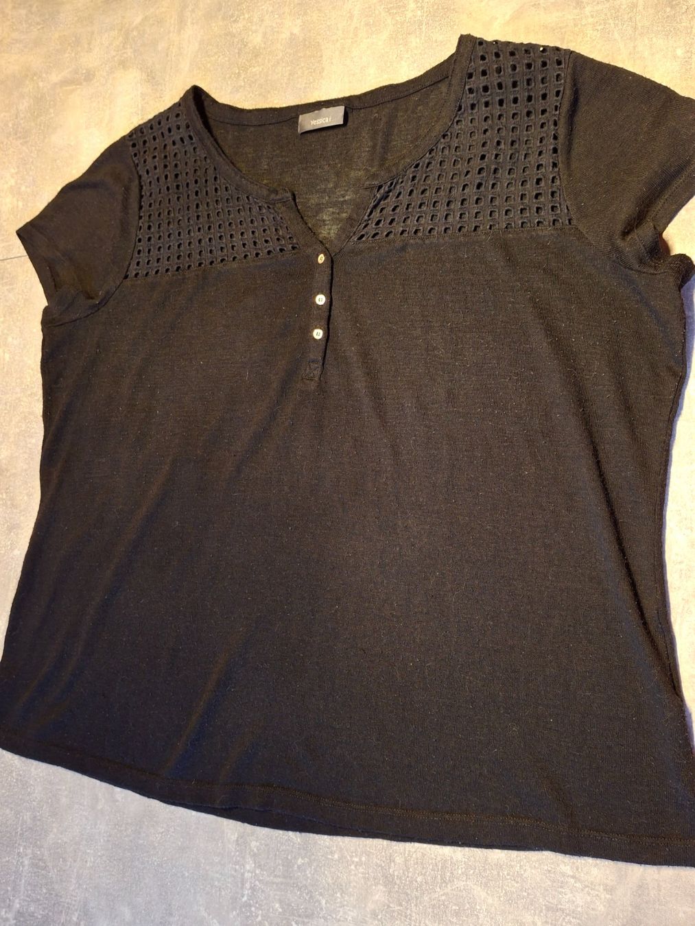 C&A Tops: Haut noir taille L marque C&A – Gebraucht aus Villiers von san_jn5w 1